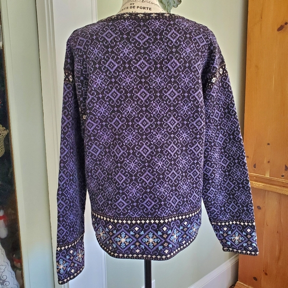 Nomadic Traders Vintage Nordic Cardigan Sweater - Picture 6 of 14